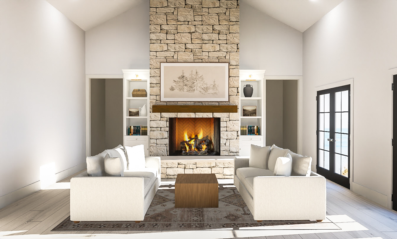 Samsung Tv Fireplace Wallpaper